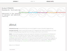 Tablet Screenshot of bodyliterate.org